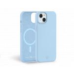 Coque renforcée MagSafe iPhone 15 SILICONE 2m Bleu Ciel + Garantie à vie