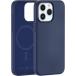 Coque renforc&eacute;e MagSafe iPhone 15 Pro SILICONE 2m Bleu Marine + Garantie &agrave; vie