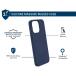 iPhone 15 Pro MagSafe Reinforced Case Silicone 2m Navy Blue + Lifetime Warranty