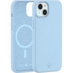 Coque renforc&eacute;e MagSafe iPhone 15 Plus SILICONE 2m Bleu Ciel + Garantie &agrave; vie