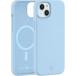 Coque renforc&eacute;e MagSafe iPhone 15 Plus SILICONE 2m Bleu Ciel + Garantie &agrave; vie