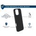 Coque renforcée MagSafe iPhone 16 Pro SILICONE 2m Noire + Garantie à vie