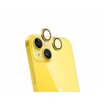 Protège lentilles iPhone 15 / 15 Plus / 14 / 14 Plus x2 Verre trempé Or + Garantie à vie - Certifié GRS