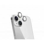 Protège lentilles iPhone 14 / 14 Plus x2 Verre trempé Argent + Garantie à vie - Certifié GRS