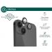 Protège lentilles iPhone 15 / 15 Plus / 14 / 14 Plus x2 Verre trempé Noir + Garantie à vie - Certifié GRS
