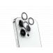 Protège lentilles iPhone 15 Pro / 15 Pro Max / 14 Pro / 14 Pro Max x3 Verre trempé Argent + Garantie à vie - Certifié GRS