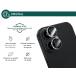 Protège lentilles iPhone 16 / 16 Plus x2 Verre trempé Argent + Garantie à vie - Certifié GRS