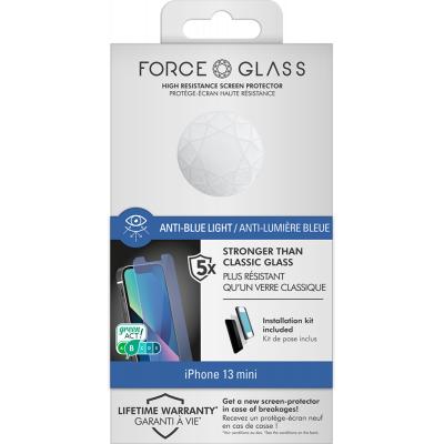 Protège écran iPhone 13 mini Anti Lumière Bleue Verre organique + Garantie à vie