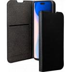 Folio iPhone 16 Wallet Fonction Stand Noir - Certifié GRS