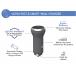 USB A + USB C Car Charger 37W (12+25W) Power Delivery Gray + Lifetime Warranty