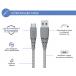 Ultra-reinforced USB A / USB C Cable 3A 2m FastCharge Gray + Lifetime Warranty