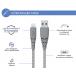 USB A to Lightning Ultra-reinforced Cable 1,2m Gray - Lifetime Warranty Force Power