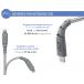 USB C to Lightning Ultra-reinforced Cable 3m Gray - Lifetime Warranty Force Power