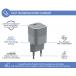 USB C Charger 25W Power Delivery GaN Gray + Lifetime Warranty