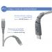 Kit Chargeur USB A 3A + Câble Ultra-Renforcé USB A / USB C 1.2m Gris + Garantie à vie