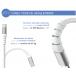 Câble Renforcé USB A / USB C 3A 1.2m FastCharge Blanc + Garantie à vie