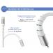 Reinforced USB A / USB C Cable 3A 1.2m FastCharge White + Lifetime Warranty
