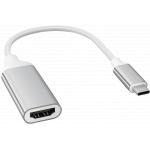 Adaptateur Vid&eacute;o Renforc&eacute; USB C vers HDMI&trade; HiSpeed Ultra HD 4K Blanc + Garantie &agrave; vie