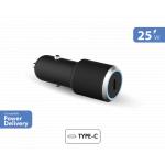 25W USB C PD Power Delivery Car Charger Black - Lifetime Warranty Force Power Lite