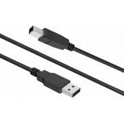 Câble Imprimante USB A 2.0 / USB B 3m mâle/mâle Noir + Garantie à vie