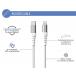 Reinforced USB C / Lightning Cable 3A 1.2m PD 60W White + Lifetime Warranty