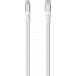 Câble Renforcé Magnétique USB C / Lightning 3A 1.2m PD 60W Blanc + Garantie à vie