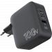 Chargeur USB A + 2 USB C 100W Power Delivery GaN Noir + Garantie à vie