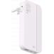 Chargeur USB A + 2 USB C Pliable 65W Power Delivery GaN Blanc + Garantie à vie
