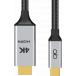 C&acirc;ble Renforc&eacute; Vid&eacute;o HDMI&trade;/USB C 2m High Speed HD 4K M/M Noir + Garantie &agrave; vie
