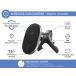 Magnetic MagSafe Car Wireless Charger 15W Qi Airvent Mount Black + Lifetime Warranty