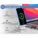 Chargeur sans fil Magnétique MagSafe 15W Qi Stand Smartphone + Truewireless + Chargeur Blanc + Garantie à vie