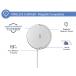 Magnetic MagSafe Wireless Charger 15W Qi Stand Silver + Lifetime Warranty