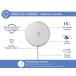 Magnetic MagSafe Wireless Charger 15W Qi Foldable Stand + Charger Silver + Lifetime Warranty
