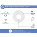 Magnetic MagSafe Wireless Charger 15W Qi + Charger White + Lifetime Warranty