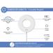 Chargeur sans fil Magnétique MagSafe 15W Qi + Chargeur Blanc + Garantie à vie