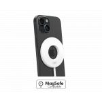 Chargeur sans fil Magnétique MagSafe 15W Qi + Chargeur Blanc + Garantie à vie