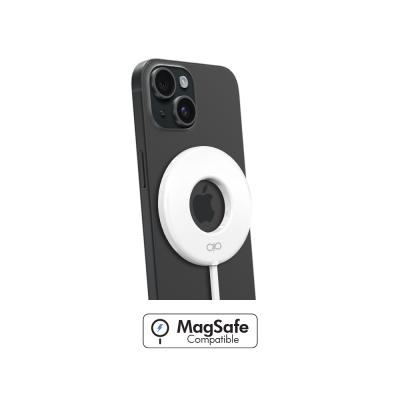 Chargeur sans fil Magnétique MagSafe 15W Qi + Chargeur Blanc + Garantie à vie