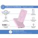 Magnetic MagSafe Wireless Powerbank 5000mAh 1 USB C port 15W Qi Metal Pink + Lifetime Warranty