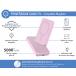 Powerbank sans fil Magnétique MagSafe 5000mAh 1 port USB C 15W Qi Métal Rose + Garantie à vie