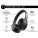 Casque Bluetooth® Immersion ANC + ENC Pliable avec Micro Supra-auriculaire Noir + Garantie à vie