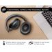 Bluetooth® Headphones Immersion ANC + ENC Foldable with Microphone Over-ear Black + Lifetime Warranty