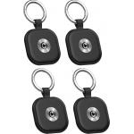 Pack de 4 Smart Trackers d'objet iOS Bluetooth&reg; Track&Find Format porte-cl&eacute;s Noir
