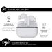 Ecouteurs Play III True Wireless ANC + ENC Intra-auriculaire Blanc + Garantie à vie