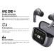 Ecouteurs Play Touch XL Pro True Wireless ANC + ENC Ecran tactile 1.65" Intra-auriculaire Gris + Garantie &agrave; vie