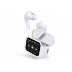 Play Touch XL Pro True Wireless Earphones ANC + ENC  1.65" Touch Screen In-Ear White + Lifetime Warranty