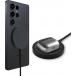 Chargeur sans fil Magnétique 15W Qi Stand Smartphone + Truewireless Noir