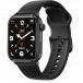 Montre connect&eacute;e ICE SMART 2.0 Rectangulaire Bracelet Silicone Noir