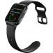 Montre connectée ICE FIT Rectangulaire avec Bracelet Silicone Noir