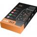 Montre connectée ICE FIT Rectangulaire avec Bracelet Silicone Noir