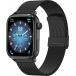 Montre connectée ICE SMART 3.0 Rectangulaire avec Bracelet Milanaise Noir